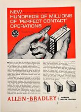 Allen-Bradley Quality Motor Relays Control Vintage 1963 Print Ad 8x11 picture