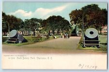 Charleston South Carolina SC Postcard South Battery Park c1905 Vintage Antique picture