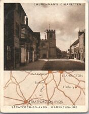 Churchman Cigarette Cards. Holidays in Britain. 21 of 48. Stratford-on-Avon. picture