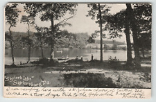 Postcard 1906 Landscape View of Saylor's Lake in Saylorsburg, PA. picture