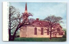 Postcard CT South Manchester Center Congregational Church Vtg View M7 picture