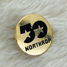 Vtg 1989 Northrop Grumman 50th Anniversary Employee Advertising Lapel Pin picture