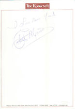 CORBETT MONICA (+1998) - Comedian - Tonight Show - Autograph Sheet picture