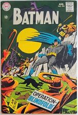 Batman #204 (1968) Vintage Silver Age Irv Novick Cover 