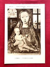 Postcard Virgin And Child c.1907-1914 Sepia Tone Lithograph Divided Back picture