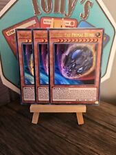 3 X YUGIOH NIBIRU THE PRIMAL BEING ULTRA RARE MP22-EN261 1ST EDITION picture