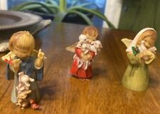 Vintage “Lil Angels” Christmas Ornaments Made in Hong Kong 3 Pieces picture