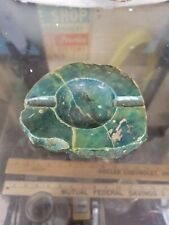 Vintage Small Green Stone Ashtray picture