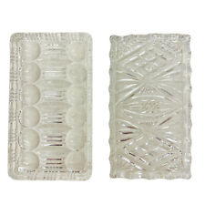 2 Pcs Crystal Serving Tray Set picture