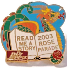 Rose Parade 2003 Dr Pepper Read Me A Story Lapel Pin (072923) picture