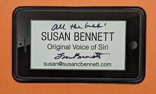 Susan Bennett Voice of Apple SIRI autograph business card picture