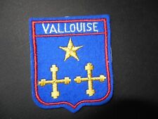 VALLOUISE PELVOUX ALPES CROSS STAR EMBROIDERY FABRIC PATCH CUSHION picture