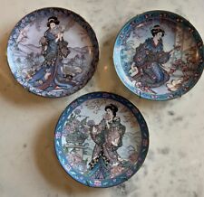 The Royal Doulton Plum Blossom Maiden, Peony Maiden, & Princess Of The Iris Trio picture