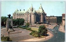 Postcard - The Chateau Laurier, Confederate Square & National War Memorial picture