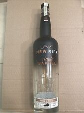 New Riff (Empty Whiskey Bottle) Barrel Proof Binny’s Select picture