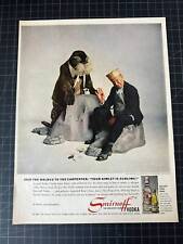 Vintage 1950s Smirnoff Vodka Print Ad picture