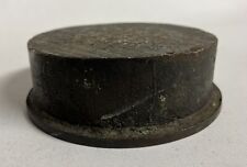 Antique Brass Lead Filled Circle Anvil Jeweler Blacksmith Tinsmith Bench Tool picture