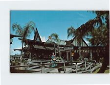 Postcard Trader Franks Restaurant Tiki Gardens Indian Rocks Beach Florida USA picture
