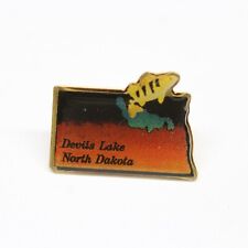 Devils Lake North Dakota Pin Lapel Enamel Collectible Souvenir picture