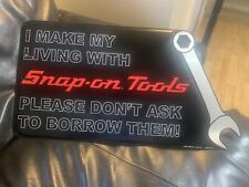 snap on tools metal sign picture