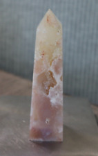 SMALL PINK AMETHYST TOWER 4.06 INCHES TALL/ 121.5 GRAMS picture