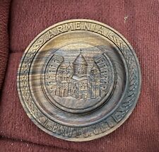 Armenia decorative wooden plate picture
