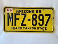 Vintage 1969 1972 Arizona Grand Canyon State License Plate 0322 picture
