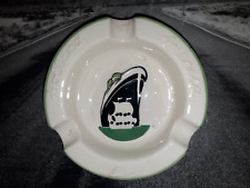 1930's Holland America Line Porcelain Ashtray Ship Sailing Boat Cruise Vintage picture