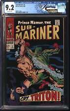 Marvel Sub-Mariner 2 6/68 FANTAST CGC 9.2 Off White Pages picture