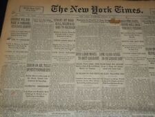 1927 AUGUST 13 NEW YORK TIMES - SACCO STILL FASTS EDISON ON AIR - NT 9566 picture
