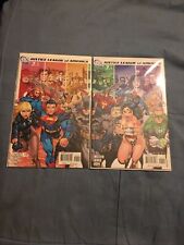 Justice League of America #7 Jim Lee Connecting Cover Set 1st Red Arrow DC 2007 picture