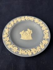 Vintage Wedgwood Small Trinket Dish Blue Jasperware Plate Cupid as Oracle 4.5