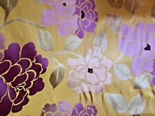 OSBORNE & LITTLE/LORCA Silk Road Sausalito purple citron 100% silk panel new  picture