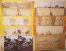 IRELAND ~LOT of 10 Antique Stereoview Cards ~1870's ~Payne Jennings~ W. Lawrence picture