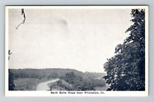Princeton, IL-Illinois, Back Bone Road Antique, Vintage Souvenir Postcard picture