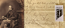 EDWARD SMITH-STANLEY U.K. (PM) Signed Letter JSA (LOA) 14th Earl of Derby picture