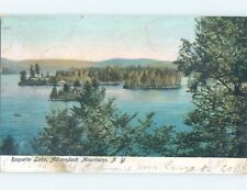 Pre-1907 LAKE SCENE Adirondacks - Raquette Lake - Long Lake New York NY F4230 picture