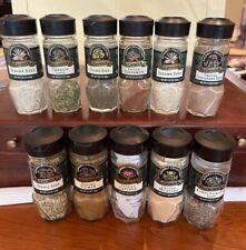 McCormick Gourmet Collection Spice Jars Black Lid Kitchen Decor YOUR CHOICE picture