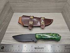 ALONZO KNIVES Handmade 1095 STEEL CORELON Fixed Blade Hunting Knife  picture