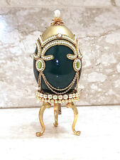 One ofa Kind Vintage style Faberge Egg Music Jewelry box Fabergé egg Mothers day picture