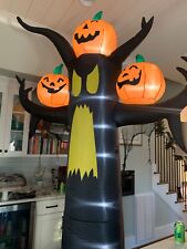 Rocinha 10ft Halloween Inflateable Dead Tree w/ Pumpkins Lighted -NIB picture
