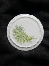 Antique Lilies of the Valley Hand Painted Porcelain Art Plate picture
