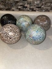 5 Piece set Mosaic Sphere Ball Orbs Decorative Centerpiece picture