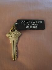 Vintage 1960s/70s Hotel Motel Room Key FOB Now FAMOUS FOR CERTAIN Clientele  picture