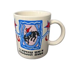 Vintage 1980’s Jackson Hole Wyoming Coffee Mug Cup picture