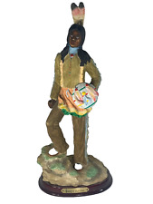 Vintage Native American Indian Figurine Sculpture - Ruby's Collection Handcrafte picture