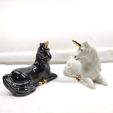 Rare Find Wade KS Wader Blow-Up Unicorns L.E.100 - Pair Black & White-Large Size picture