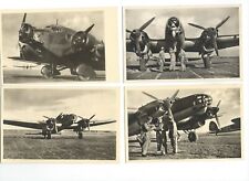Four Original  WW 2 Aircraft  Photo Postcards picture