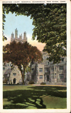 New Haven, CT, Branford Court, Memorial Quadrangle, Postcard 1759 picture