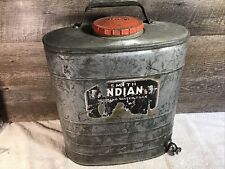 Vintage DB Smith Co Indian Air Cooled Galvanized Water Tank Can picture